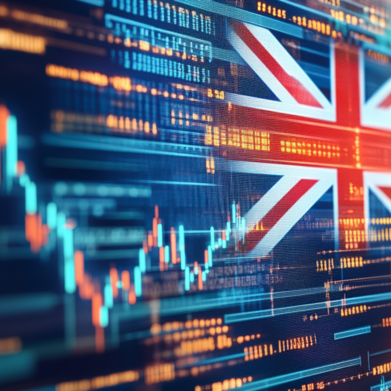Abstract fintech and banking innovation concept symbolising UK regulation reforms