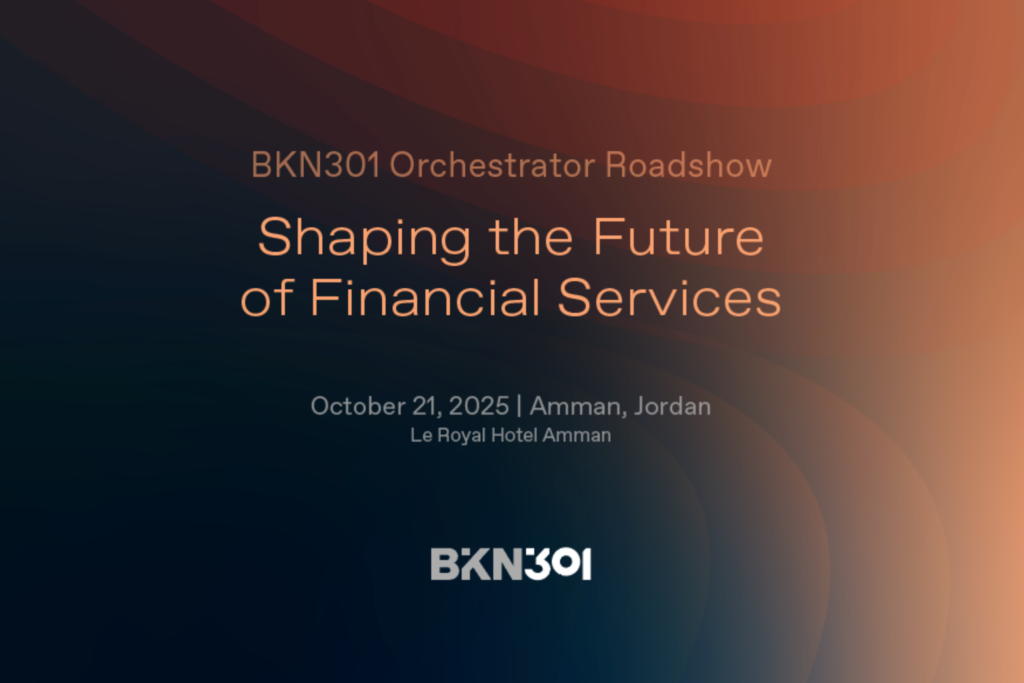 BKN301 Orchestrator Roadshow in Amman (Jordan) showcasing financial innovation in Jordan.